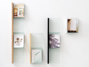 ELL - Wood and glass magazine rack by Karl Andersson - view 2